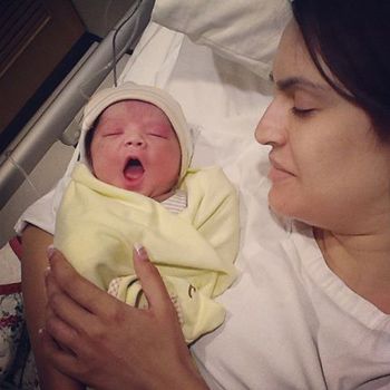 Pakistani Model Nadia Hussain Give Birth to Baby Boy