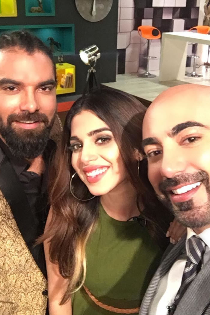 Yasir Hussain and Sonya Hussain Tonite with HSY